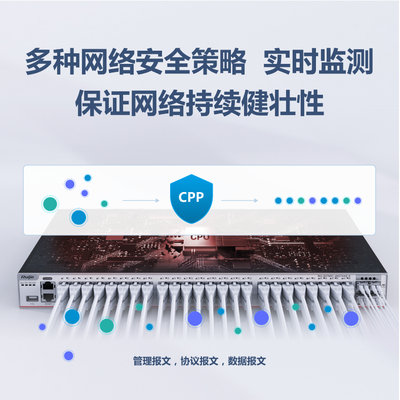 銳捷48口千兆電三層企業(yè)級匯聚網絡交換機